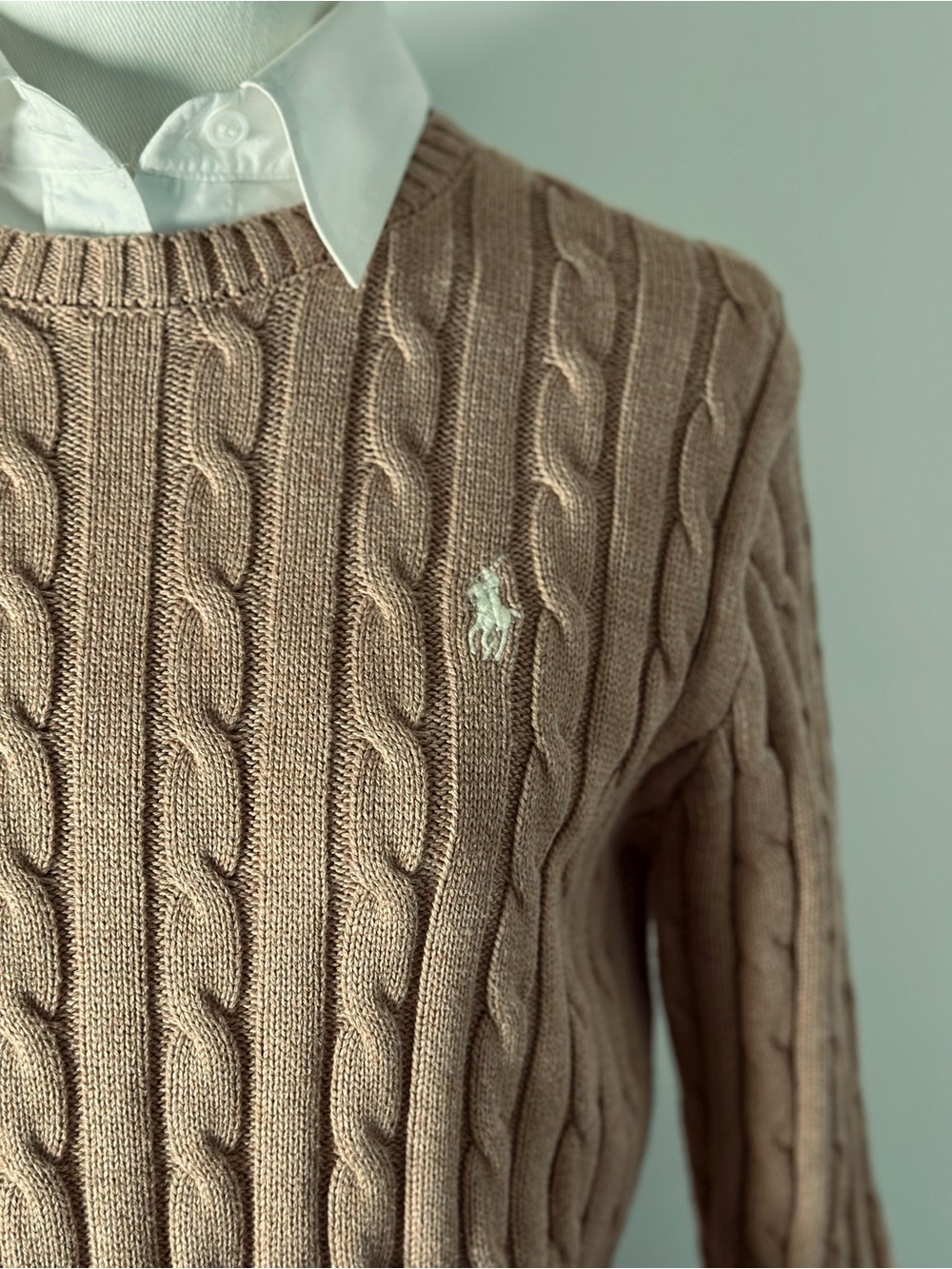 Polo Ralph Lauren Excellent Condition 100% Cotton Cable Knit Sweater Women’s M